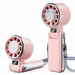 Portable Handheld Fan with Ice Cooling - 5 Gear High Speed Personal Turbo Fan Rechargeable,Up to 13 Hrs (Pink). Available at Crazy Sales for $19.99