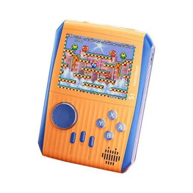 Portable Handheld Games Retro Mini Video Games, Handheld Game Console with 666 Classical Games 3.0 Inch Screen, Birthday Gift for Kids, Orange