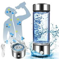 Detailed information about the product Portable Hydrogen Water Bottle H2 Generator Ionizer Machine Improve water quality & Taste in 3 minutes Perfect for Home Office Travel Daily Use