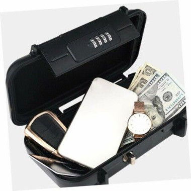 Portable lock safe Beach Hotel Mobile Phone and Valuables Storage Box Password Lock Secure and Convenient Travel Valuables and Personal Items