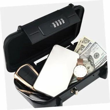 Portable Lock Safe for Travel - Secure Storage for Valuables, Phone, and Personal Items with Password Lock