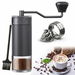Portable Manual Coffee Grinder with with CNC Stainless Steel Conical Burr 40 Adjustable Settings,Hand Coffee Bean Mill with 30g Capacity & Crank. Available at Crazy Sales for $39.99