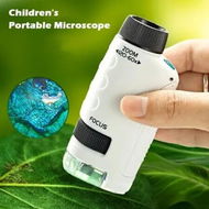 Detailed information about the product Portable Microscope Spring Outdoor Science HD Elementary Students Experiment Toy Nature Exploration