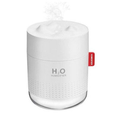 Portable Mini Humidifier 500ml Small Cool Mist Humidifier USB Personal Desktop Humidifier For Baby Bedroom Travel Office Home Auto Shut-Off 2 Mist Modes Super Quiet (White)