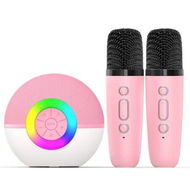 Detailed information about the product Portable Mini Karaoke Machine for Kids, Bluetooth Speaker with Wireless Microphone,MP3 Player,Perfect for Birthday and Family Parties(2 Mic)