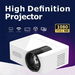 Portable Mini Projector Hd Household Wireless Small Mobile Phone Projection Color White. Available at Crazy Sales for $49.99