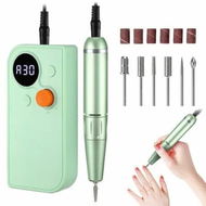 Detailed information about the product Portable Nail Drill Kit Rechargeable Nail Machine Electric Cordless Efile Nail Drill Set with 6 Nail Bits, Manicure Pedicure Tool,Green