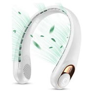 Detailed information about the product Portable Neck Fan, Upgraded LED Display for Women Men, Pearl, White