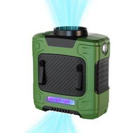 Detailed information about the product Portable Neck Fan Waist 10000mAh Battery Belt Clip Cooling LED SOS Light 3 Speeds Summer Jobsite Farming Fishing 24H Runtime Green