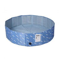 Detailed information about the product Portable Pet Swimming Pool Kids Dog Cat Washing Bathtub Outdoor Bathing Blue M