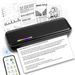 Portable Printer Wireless, Bluetooth Thermal Printer with 5 Rolls Thermal Paper, Inkless Compatible with iOS, Android for Office and Home (Black). Available at Crazy Sales for $99.95