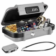 Detailed information about the product Portable Safe Lock Box with Combination Lock