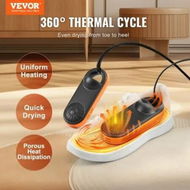 Detailed information about the product Portable Shoe Dryer Boot Dryer with Quick & Even Drying Black & Orange