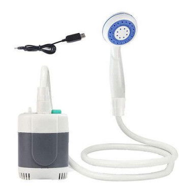 Portable Shower For Camping. Rechargeable Portable Outdoor Shower Head With Hose. 1.8m Hose.