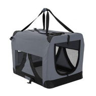 Detailed information about the product Portable Soft Dog Cage Crate Carrier L GREY