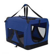 Detailed information about the product Portable Soft Dog Cage Crate Carrier XL Blue