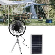 Detailed information about the product Portable Solar Powered Fan Ventilator for Home Greenhouse Pet Chicken House Cool