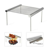 Detailed information about the product Portable Stainless Steel BBQ Grill Folding BBQ Grill Mini Pocket BBQ Grill Barbecue Accessories For Home Outdoor Park Use