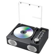 Detailed information about the product Portable Stereo Bluetooth CD Player with MP3 Playback, FM Radio, USB, and Built in Rechargeable Battery, Black