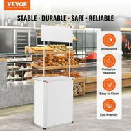 Detailed information about the product Portable Tradeshow Podium Table 785 x 380 x 1815 mm Display Exhibition Counter Stand Booth Fair with Wall Foldable Promotion Retail Bar Table Pop Up Podium