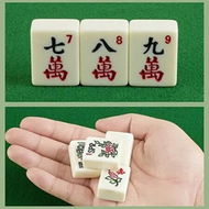 Detailed information about the product Portable Travel Mini Mahjong Set: Traditional Chinese Game with 146 Acrylic Tiles for Family and Leisure Time