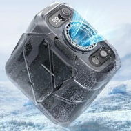 Detailed information about the product Portable Waist Clip Fan, Wearable Belt Personal Fan with 100 Levels Speeds, 13500RPM Strong Airflow, Rechargeable Battery for Outdoor Jobsite, Grey