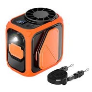 Detailed information about the product Portable Waist Fan Rechargeable,10000mAh Mini Neck Fan With AI Chip,Personal Clip Belt Fan for Outdoor, Traveling, Jobsite, Orange