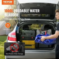 Detailed information about the product Portable Water Storage Bladder 264 Gal 1000D PVC Collapsible Water Tank