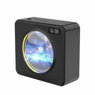 Detailed information about the product Portable Wireless Bluetooth Speakers HiFi Stereo Sound with Digital Clock,for Home Supports for Bluetooth/TF Card/AUX, Atmosphere Light Effects