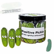 Detailed information about the product Positive Pickle Emotional Support Affirmation Cards,Mini Affirmation Card Jar,30/60 Unique Positive Messages,Decorative Jar Gift (60,Pickle)