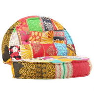 Detailed information about the product Pouffe 100x20 Cm Patchwork Fabric