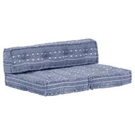 Detailed information about the product Pouffe Indigo Fabric