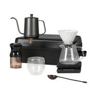 Detailed information about the product Pour Over Coffee Maker Set Dripper Pot Kettle Filter with Grinder