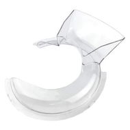 Detailed information about the product Pouring Shield for KitchenAid 4.5 to 5QT Mixer Bowl with Stainless Steel, Glass, Ceramic, Secure Fit Splash Guard for KitchenAid Tilt Head Stand Mixers