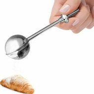 Detailed information about the product Powdered Sugar Shaker Duster Flour Dispenser Shaker with 18/8 Stainless Steel Spring-operated Handle for Sugar Flour and Spices