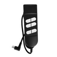 Detailed information about the product Power Recliner Remote Control Replacement, 6 Button 5 Pin Handset with Angled Plug for Power Lift Chair Recliners, 6 Button 90 Degree Plug