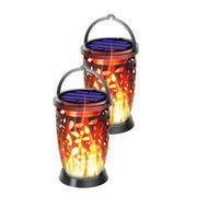 Detailed information about the product Power Solar Flickering Dancing Flame Light Solar Tiki Torches For Your Garden Yard Camping (2 Pack)