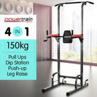 Detailed information about the product Powertrain Multi Station Chin-Up Tower Home Gym