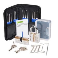 Detailed information about the product Practice Padlock Locksmith Transparent Training Skill Tool Set Beginner Lockpicking Learning Kit Trainer Accessory