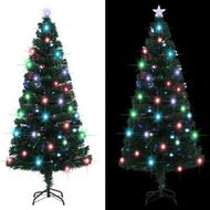 Detailed information about the product Pre-lit Christmas Tree with Stand 150 cm Fibre Optic