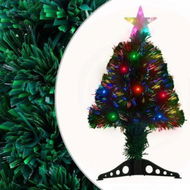 Detailed information about the product Pre-lit Christmas Tree with Stand 64 cm Fibre Optic