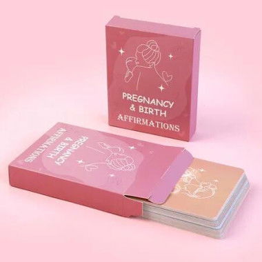 Pregnancy Mom Affirmation Cards 50 Daily Affirmations Paper Positive Motivational Quotes Inspirational Messages For Women Mothers Christmas Gift