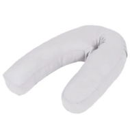 Detailed information about the product Pregnancy Pillow J-Shaped 54x43 cm Grey