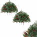 Prelit Planter Bushes,2025 Holiday Planter Filler,Prelit Planter Bushes Christmas,Topsworth Prelit Planter Bushes with Led Lights & Red Berries (2pcs). Available at Crazy Sales for $69.99