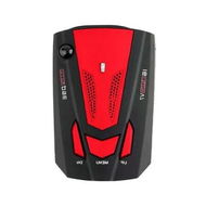 Detailed information about the product Premium Radar Detector for Cars: Long-Range Detection, Voice Alerts, and Traffic Ticket Protection (Sleek Red)