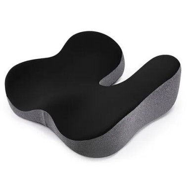 Pressure Relief Seat Cushion for Long Period Sitting on Office Chair, Wheelchair, Car Seat, Home Seat, Memory Foam Hemorrhoids Pillow for Hip, Tailbone