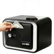 Detailed information about the product Pretend Play Simulation Piggy Bank Password Money Safe Secure Password Coin Bank Kids Chirstmas Holiday Gift COL Black