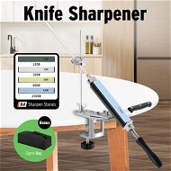 Detailed information about the product Pro Chef Knife Sharpener Kit Professional Kitchen Knives Sharpening System Fix Angle Sharp Blade Edge Grinding Tool Scissors with 4 Whetstones