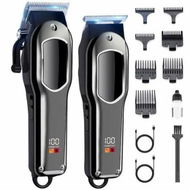 Detailed information about the product Professional Cordless Hair Clippers Barber Clippers and Trimmer Set for Men Barbers Haircut Kit Fade