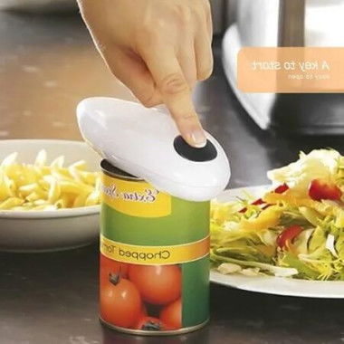 Professional-Grade Electric Can Opener: One-Touch Can Opener for Seniors and Chefs